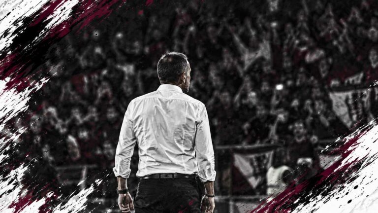 Alberto dando la cara a la afición (IA)